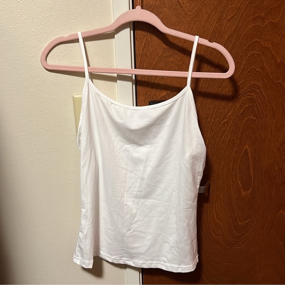 Elegant White Bell Sleeve Blouse with Ruffled Details & white shirt for under it - Picture 4 of 5